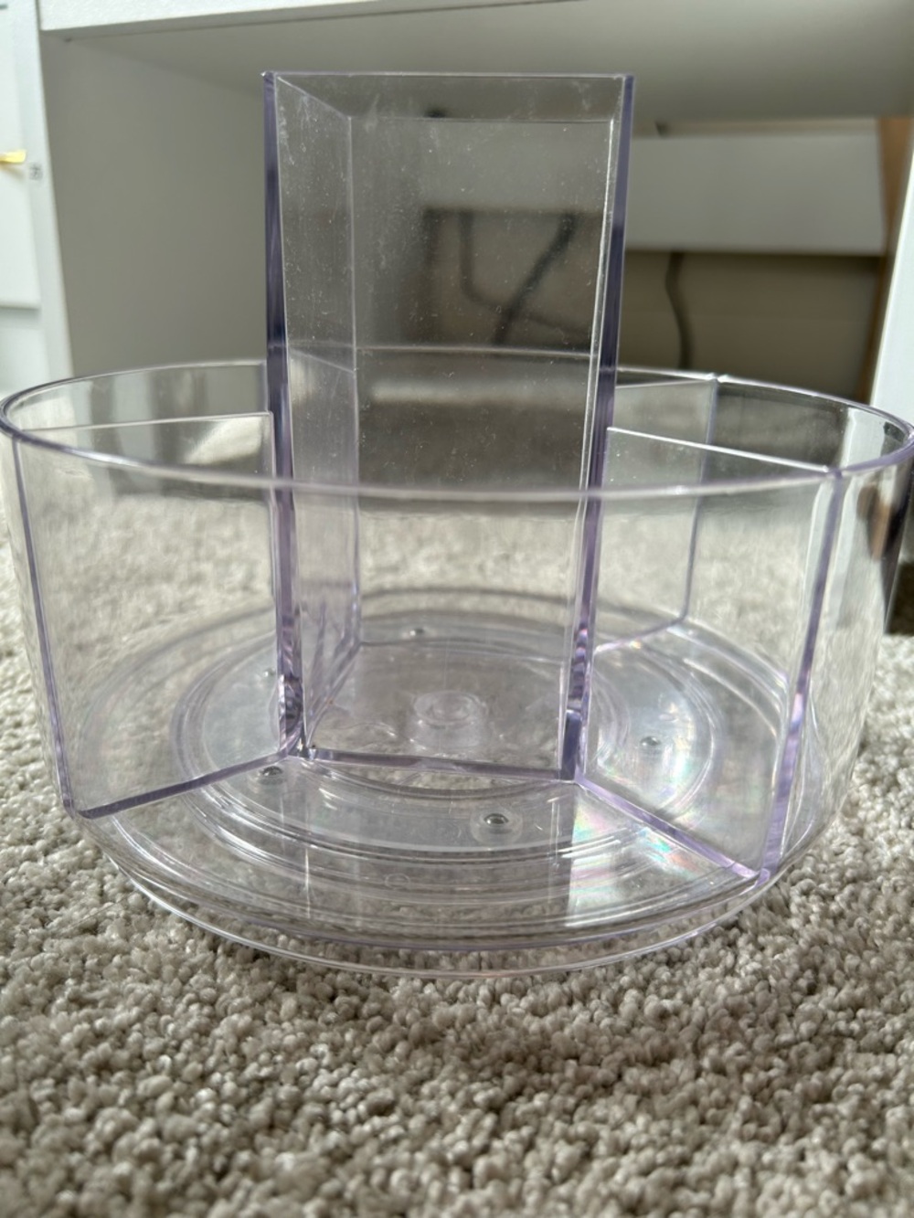Clear Plastic Spinning Organizer - Picture 3 of 3